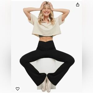 Elegant Black Flare Pants for Women